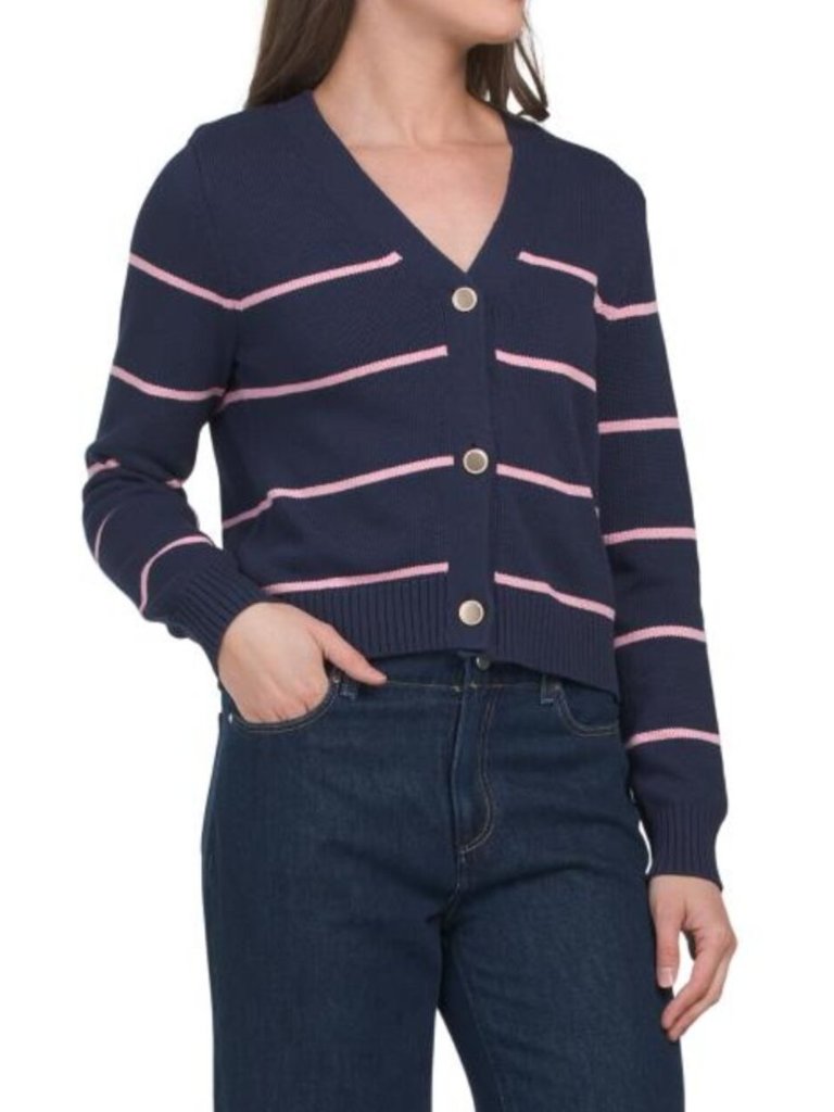 Michael Stars Tracey Button Down Cropped Cardigan